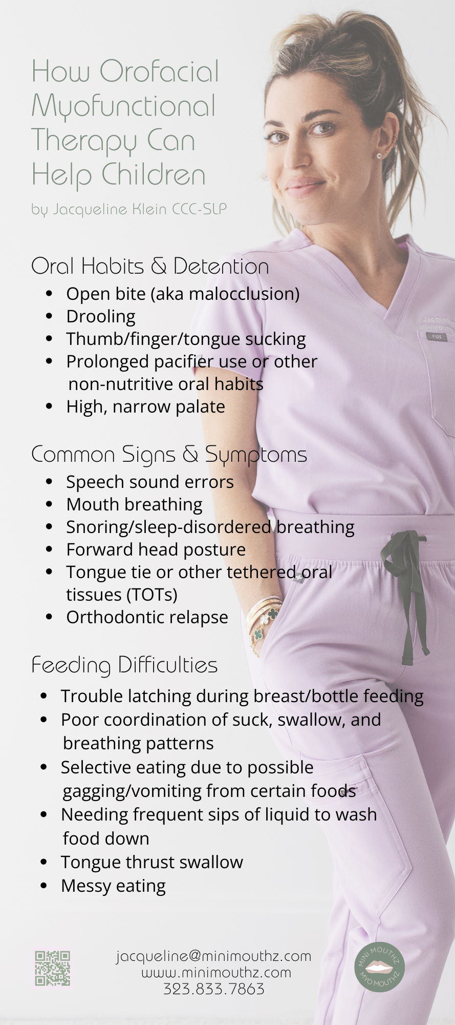 Mini Mouthz Rack Card